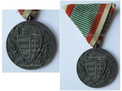 Hungary WW1 Commemorative Medal Pro Deo et Patria for Combatants in Zinc 