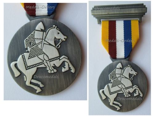 Luxembourg Silver Medal for the Completion of the Army March in Diekirch