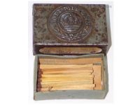 Germany Trench Art WW1 Matchbox Holder German Army Soldier Buckle Gott mit Uns
