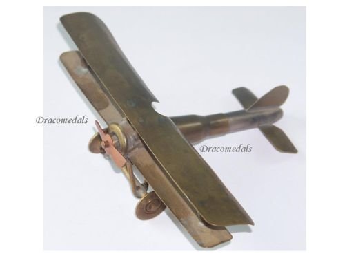 France WW1 Trench Art Nieuport Ni-17 Fighter Aircraft 1914 1918